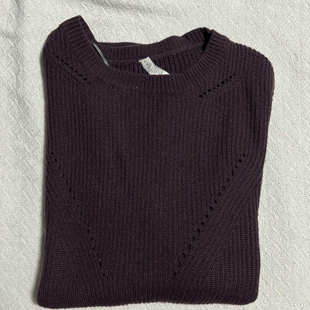 Lululemon Seva Sweater in Black Cherry